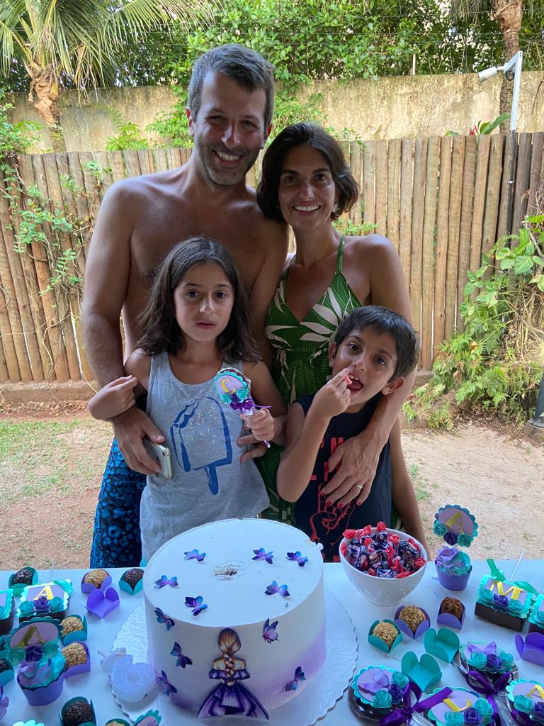 Melissa e sua família